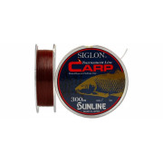 Леска Sunline Siglon Carp 300m 0.330mm 7,4kg красно-корич.
