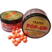 Бойлы плавающие Traper Pop-Up (Truskawka, клубника), 30г/10мм