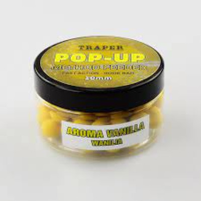 Бойлы плавающие Traper Feeder Pop-Up (Wanilia, ваниль), 30г/10мм Бойлы плавающие Traper Feeder Pop-Up (Wanilia, ваниль), 30г/10мм