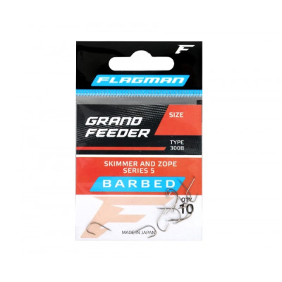 Крючки FLAGMAN Grand Feeder Skimmer And Zope Series 5 №16 Крючки FLAGMAN Grand Feeder Skimmer And Zope Series 5 №16