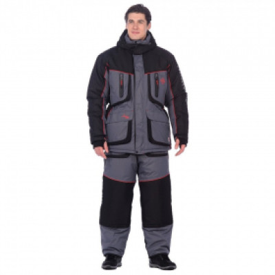 Костюм Huntsman Siberia LUX -45°C Серый/Черный Костюм Huntsman Siberia LUX -45°C Серый/Черный