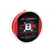 Шнур плетеный AZURA X Game PE Х8 150м Fiery Red #0,6 10lb