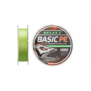 Шнур Select Basic PE X4 100m (салатовый) 0.10mm 10LB/4.8kg