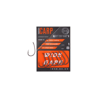 Крючки одинарные Brain Wide Gape #1 (8 шт/уп) Крючки одинарные Brain Wide Gape #1 (8 шт/уп)