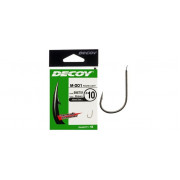Крючки одинарные Decoy M-001 Round light #10 (15шт в уп)