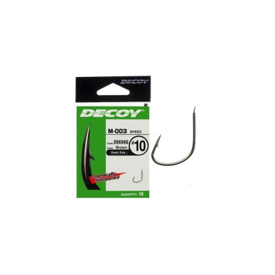 Крючки одинарные Decoy M-003 Speed #14 (15шт в уп) Крючки одинарные Decoy M-003 Speed #14 (15шт в уп)