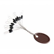 Стопора для лески FLAGMAN чёрный L