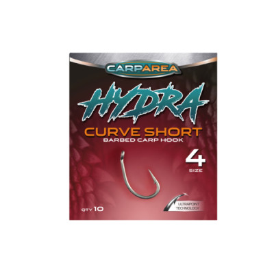 КРЮЧКИ КАРПОВЫЕ CARPAREA HYDRA «Curve short» 8 КРЮЧКИ КАРПОВЫЕ CARPAREA HYDRA «Curve short» 8