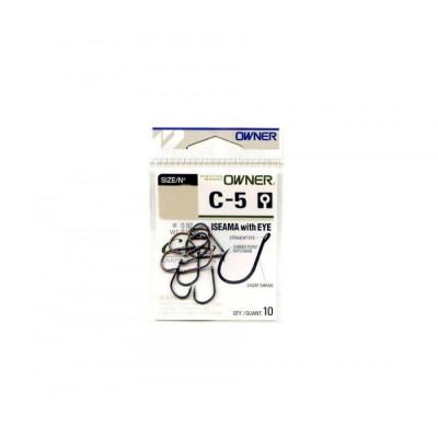 Крючок OWNER Carp Iseama w/eye Крючок OWNER Carp Iseama w/eye