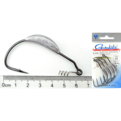 Крючки Gamakatsu WEIGHT SPRING LOCK #7/0 10,5гр (4шт в уп) Крючки Gamakatsu WEIGHT SPRING LOCK #7/0 10,5гр (4шт в уп)