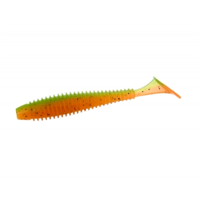 Виброхвост FLAGMAN Mystic Fish Fat 2" #0215 Orange / Chartreuse Виброхвост FLAGMAN Mystic Fish Fat 2" #0215 Orange / Chartreuse