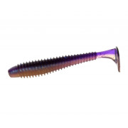 Виброхвост FLAGMAN Mystic Fish Fat 2.8" #0502 Violet / Orange