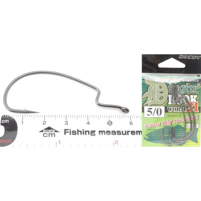 Крючки офсетные Decoy Worm 21 Digging Hook №4/0 (5шт в уп) Крючки офсетные Decoy Worm 21 Digging Hook №4/0 (5шт в уп)