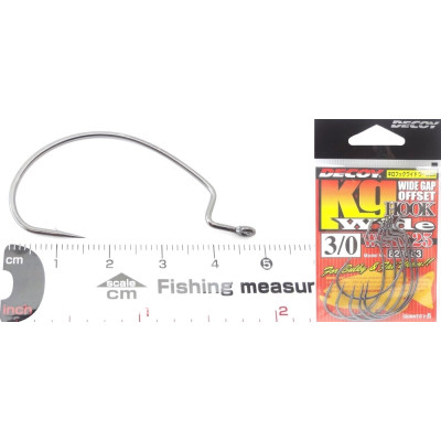 Крючки офсетные Decoy Worm 25 Hook Wide №3/0 (6шт в уп) Крючки офсетные Decoy Worm 25 Hook Wide №3/0 (6шт в уп)