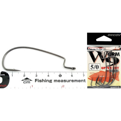 Крючки офсетные Decoy Worm 9 Upper Cut #5/0 (5шт в уп) Крючки офсетные Decoy Worm 9 Upper Cut #5/0 (5шт в уп)