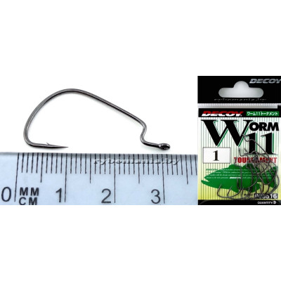 Крючки офсетные Decoy Worm 11 Tournament #1 (9шт в уп) Крючки офсетные Decoy Worm 11 Tournament #1 (9шт в уп)