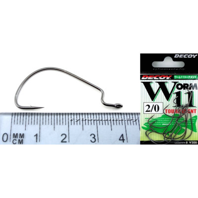 Крючки офсетные Decoy Worm 11 Tournament #2/0 (9шт в уп) Крючки офсетные Decoy Worm 11 Tournament #2/0 (9шт в уп)