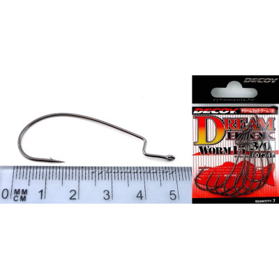 Крючки офсетные Decoy Worm 15 Dream Hook №1 (9шт в уп) Крючки офсетные Decoy Worm 15 Dream Hook №1 (9шт в уп)