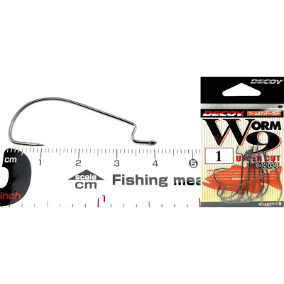 Крючки офсетные Decoy Worm 9 Upper Cut #1 (9шт в уп) Крючки офсетные Decoy Worm 9 Upper Cut #1 (9шт в уп)