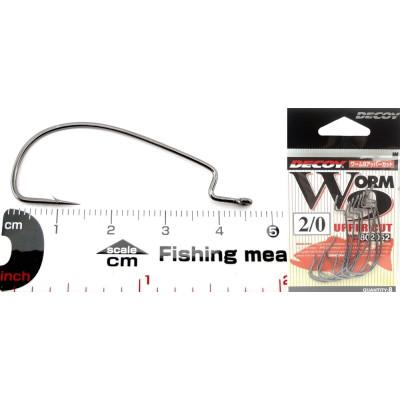 Крючки офсетные Decoy Worm 9 Upper Cut #2/0 (8шт в уп) Крючки офсетные Decoy Worm 9 Upper Cut #2/0 (8шт в уп)