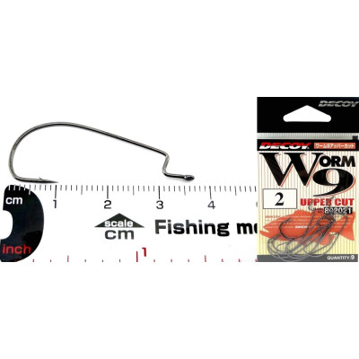 Крючки офсетные Decoy Worm 9 Upper Cut #2 (9шт в уп) Крючки офсетные Decoy Worm 9 Upper Cut #2 (9шт в уп)