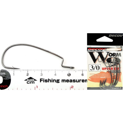 Крючки офсетные Decoy Worm 9 Upper Cut #3/0 (7шт в уп) Крючки офсетные Decoy Worm 9 Upper Cut #3/0 (7шт в уп)