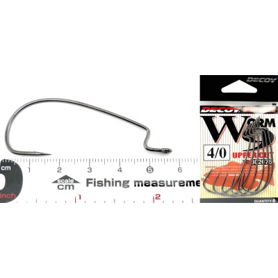 Крючки офсетные Decoy Worm 9 Upper Cut #4/0 (6шт в уп) Крючки офсетные Decoy Worm 9 Upper Cut #4/0 (6шт в уп)