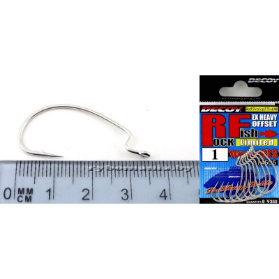 Крючки офсетные Decoy Worm 13 S Rock fish Limited №4 (4шт в уп) Крючки офсетные Decoy Worm 13 S Rock fish Limited №4 (4шт в уп)
