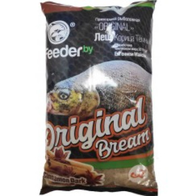 Прикормка Feeder.by Original Bream Cinnamon Dark/Лещ Корица Тёмный, 1кг Прикормка Feeder.by Original Bream Cinnamon Dark/Лещ Корица Тёмный, 1кг