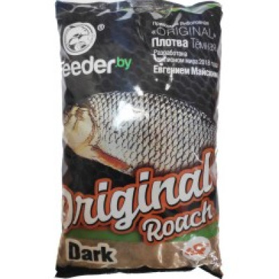Прикормка Feeder.by Original Roach Dark/Плотва Тёмная, 1кг Прикормка Feeder.by Original Roach Dark/Плотва Тёмная, 1кг