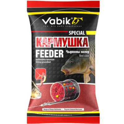 Прикормка Vabik Special "Кармушка Чырвоная" (красная), 1кг Прикормка Vabik Special "Кармушка Чырвоная" (красная), 1кг