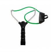 Рогатка FLAGMAN с системой регулировки дальности 7 мм+ 4 стяжки Made in Italy