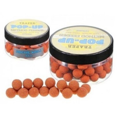 Бойлы плавающие Traper Method Feeder Pop-Up Kryl 30г/10мм Бойлы плавающие Traper Method Feeder Pop-Up Kryl 30г/10мм