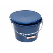 Ведро с крышкой для прикормки FLAGMAN 18л синее