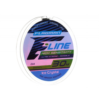 Леска FLAGMAN F-LINE Ice Crystal 30м 0.08мм Леска FLAGMAN F-LINE Ice Crystal 30м 0.08мм